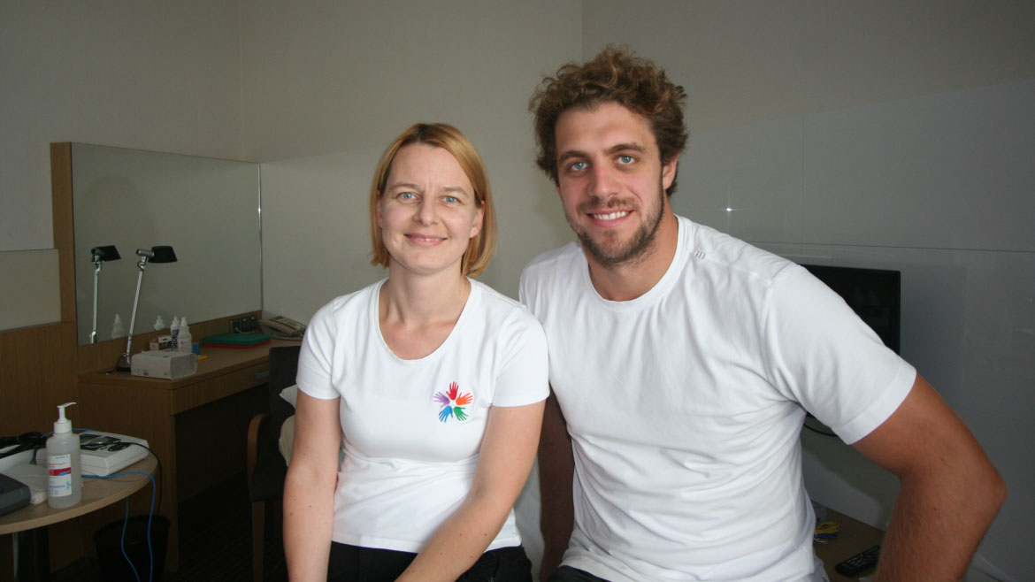 Nataša in Anže Kopitar